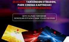 “Park Cinema”dan xəbərdarlıq: Bonus kartları sıfırlanacaq