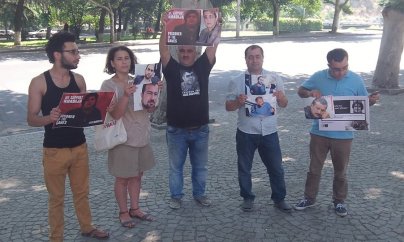 Tbilisidə azərbaycanlı fəallardan aksiya - FOTO 