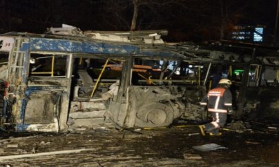 Ankaradakı partlayışın baş vermə anı - VİDEO