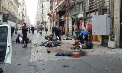 DƏHŞƏT! İstanbuldakı partlayış anı - FOTO-VİDEO