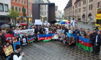 Müsavat AKM Avropada mitinq keçirdi