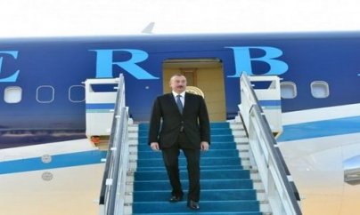 Azərbaycan prezidenti Türkiyəyə səfər etdi (FOTO)