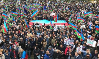 Milli Şura mitinq keçirdi - VİDEO 
