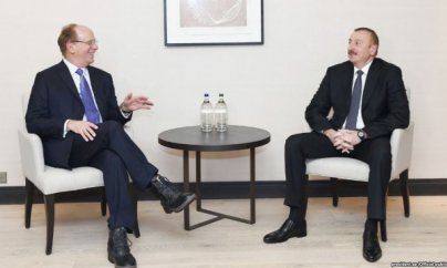 İlham Əliyev Davosda görüşlər keçirir