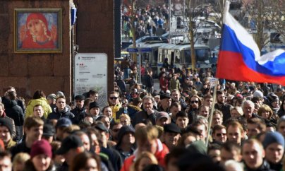 Rusiyada mitinqlər keçirilir