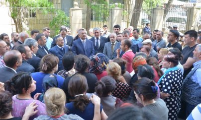 Dövlət Komitəsinin sədri məcburi köçkünlərlə görüşüb