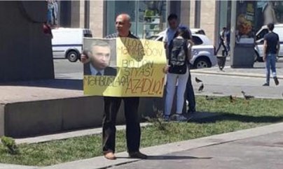 Təkbaşına aksiya keçirən AXCP fəalının səhhəti pisləşib