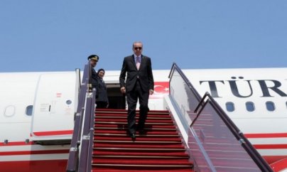 Ərdoğan Azərbaycana gəlib