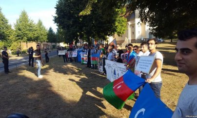 Müsavat AKM Berlində aksiya keçirib