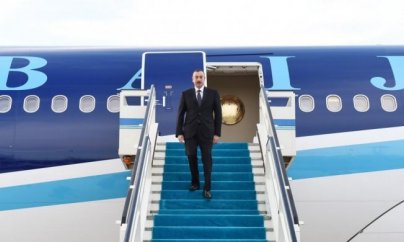 İlham Əliyev Türkiyəyə getdi