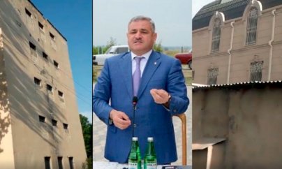 İcra başçısı liseyin pəncərələrini hördürdü: Villasının həyəti göründüyü üçün - VİDEO