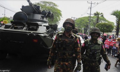 Myanmada etiraz mitinqinə ordu müdaxilə etdi