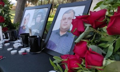 Həlak olan jurnalistlər təltif edildi