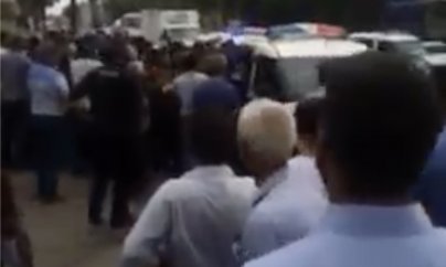 Biləsuvarda aksiya: polis müdaxilə edib