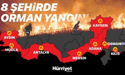 Türkiyənin 7 bölgəsində yanğın: əhali və turistlər evakuasiya edilir