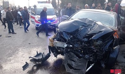İcra Hakimiyyətinin sürücüsü sərxoş halda xidməti maşınla qəza törətdi