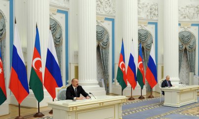 Rusiya və Azərbaycan prezidentləri müttəfiqlik fəaliyyəti Bəyannaməsi imzaladı