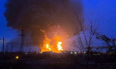 Ukrayna Rusiyanın neft bazasını partladıb