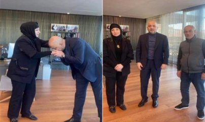 Mübariz Mənsimov şəhid qardaşların valideyinləri ilə görüşdü