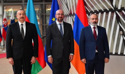 İlham Əliyev, Şarl Mişel və Nikol Paşinyan arasında görüş olub