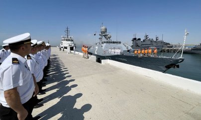 Azərbaycana gələn Rusiya gəmisində “Z” işarəsi