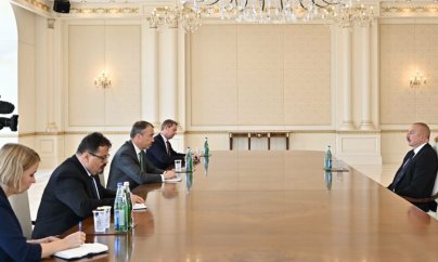 Avropa İttifaqının nümayəndəsi Azərbaycanda: Əliyevlə görüşüb