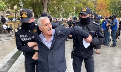 Müsavat Partiyası İran səfirliyi qarşısında aksiya keçirib