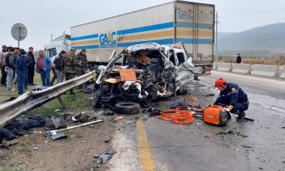 Bakı-Quba yolunda qəza: 6 nəfər öldü