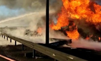 Bakıda “Kamaz”la yanacaqdaşıyan avtomobil toqquşub, bir nəfər ölüb