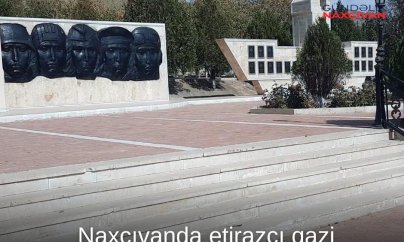 Naxçıvanda Qarabağ qazisi özünü yandırıb