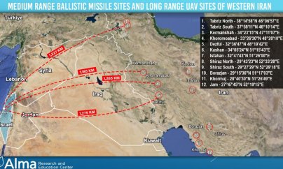 İsrail İrandan gələn dağıdıcı raketlərin koordinatlarını açıqladı