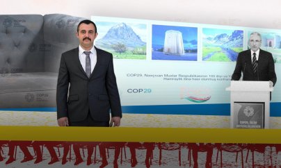 Naxçıvanda COP29-la bağlı dövlət konfransını fevralda açılan mebel mağazası təşkil edib