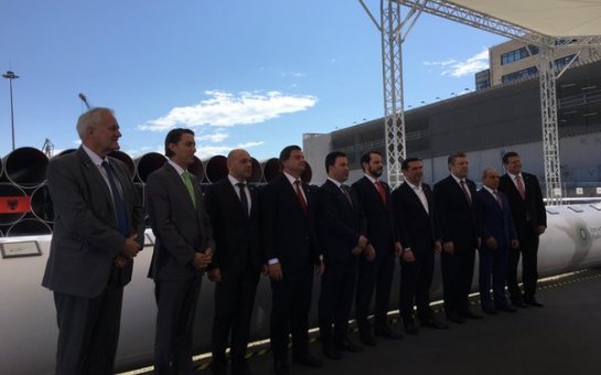 TAP-ın tikintisinə rəsmən başlanıldı