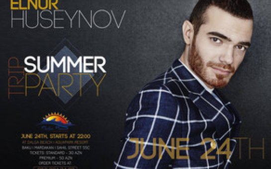 “Dalğa Beach-Aqua Park” istirahət mərkəzində Elnur Hüseynovun solo-konserti olacaq