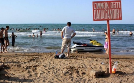 ''Həmin çimərliklərdə dəniz suyundan istifadə etmək olmaz''