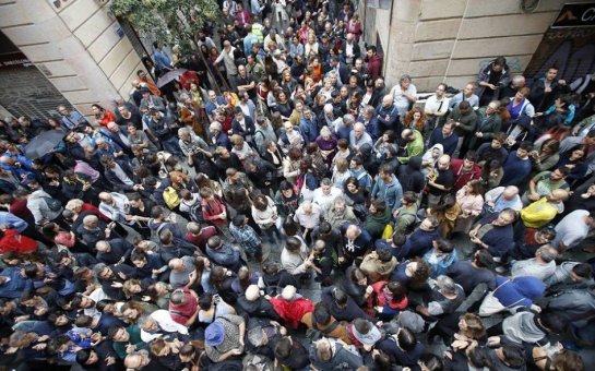 Kataloniyada 844 nəfər yaralanıb