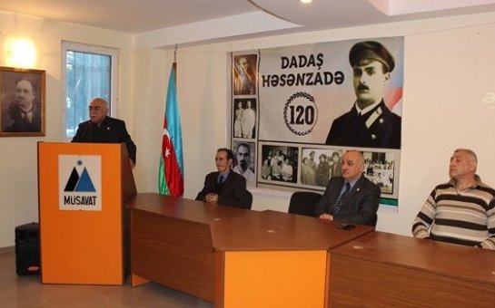 Rəsulzadənin silahdaşı Dadaş Həsənzadənin yubileyi qeyd edildi