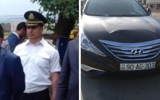 Gömrük rəisinin maşınla adam öldürdüyü deyilir