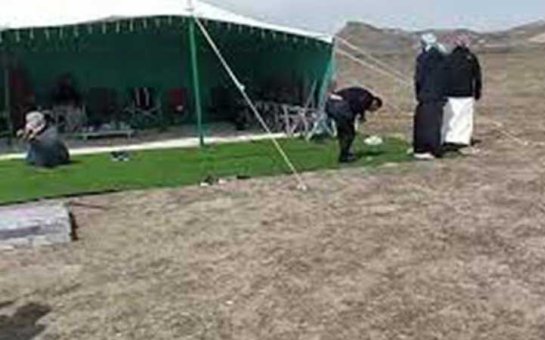 Ərəblərin Qaxdakı çadırları söküldü