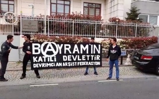 Bayram Məmmədovun ölümüylə bağlı Azərbaycan konsulluğu qarşısında etiraz aksiyası