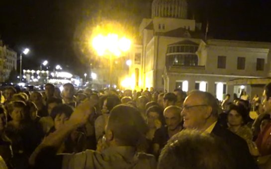 Xankəndində etiraz aksiyası