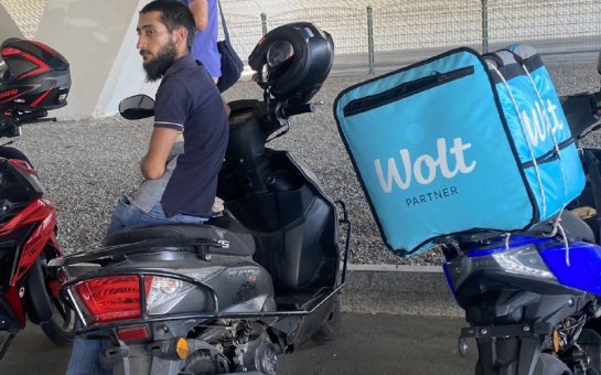 “Wolt”a etiraz edən kuryerlər polisə çağırılıb