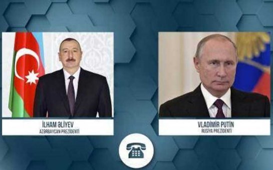 Putin Əliyevə zəng edib