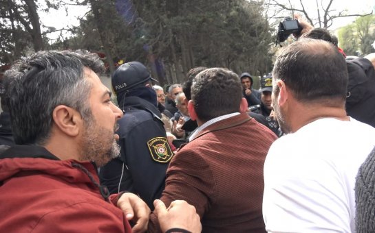 Ədliyyə Nazirliyi qarşısındakı aksiyada saxlanılan AXCP üzvləri həbs olundu