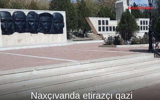 Naxçıvanda Qarabağ qazisi özünü yandırıb