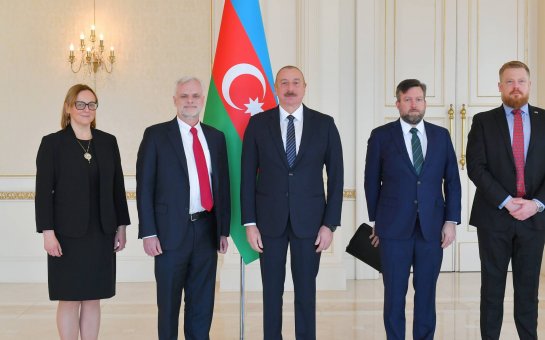 İlham Əliyev ABŞ-ın səfirinin etimadnaməsini qəbul etdi