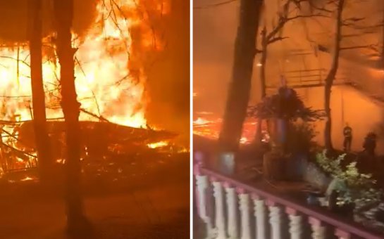 Lerikdə istirahət mərkəzində yanğın: sahibi şikayət etməyəcəyini deyir