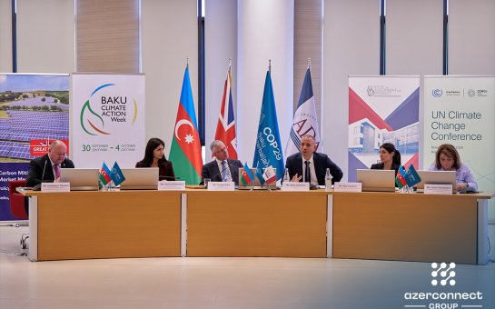 “Azerconnect Group” “Karbon emissiyalarının azaldılması və bazar mexanizmləri” mövzusunda keçirilən tədbirdə iştirak edib